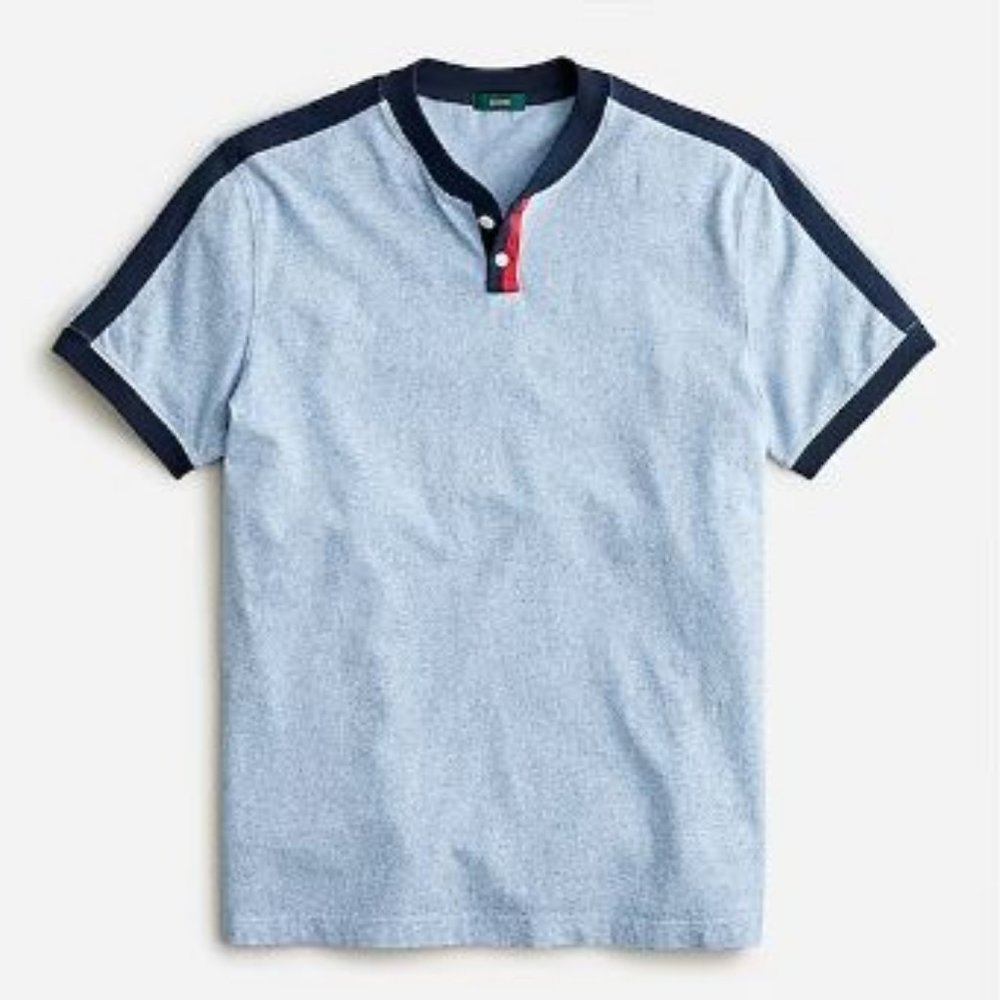 J. Crew Men's short sleeve Henley--NWT